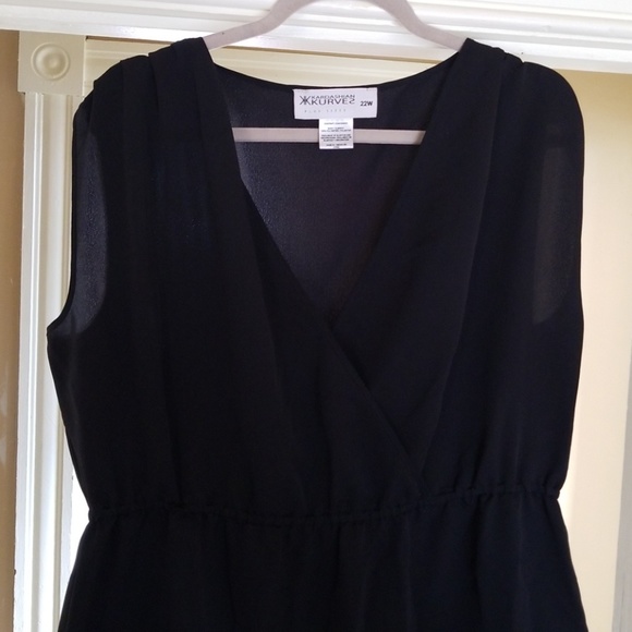Kardashian Kurves| Faux Wrap Dress size 22 W - Picture 2 of 3